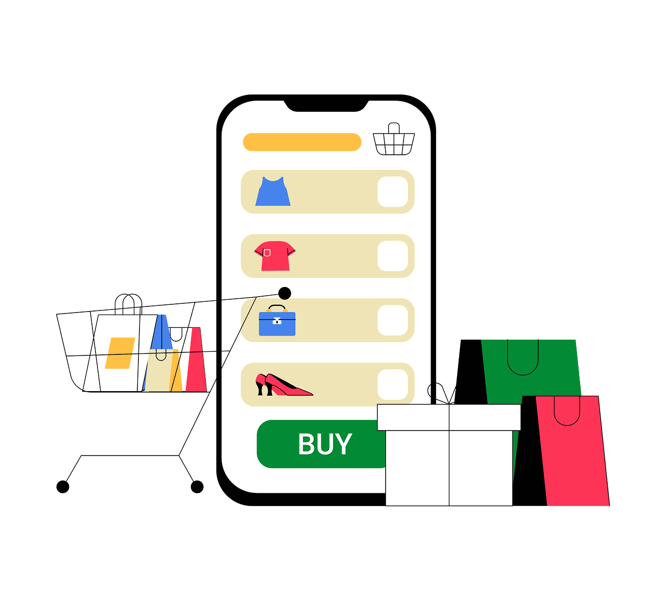 Ecommerce illustration