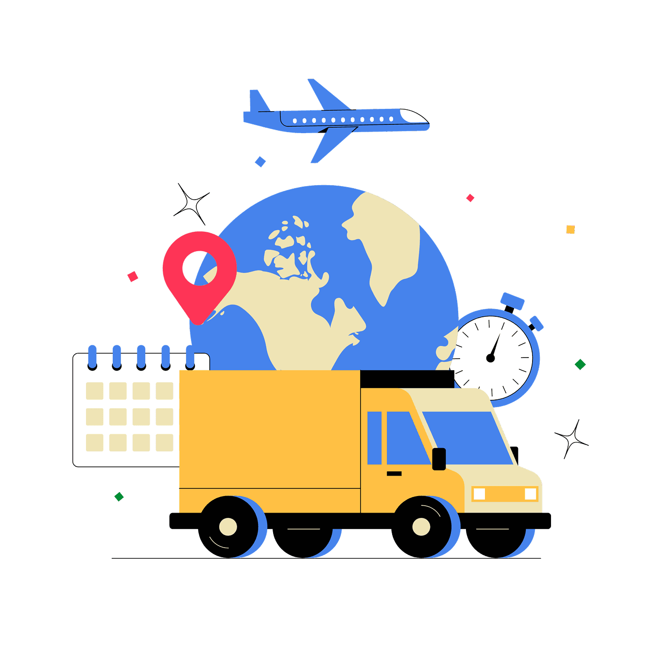 Logistics illustration
