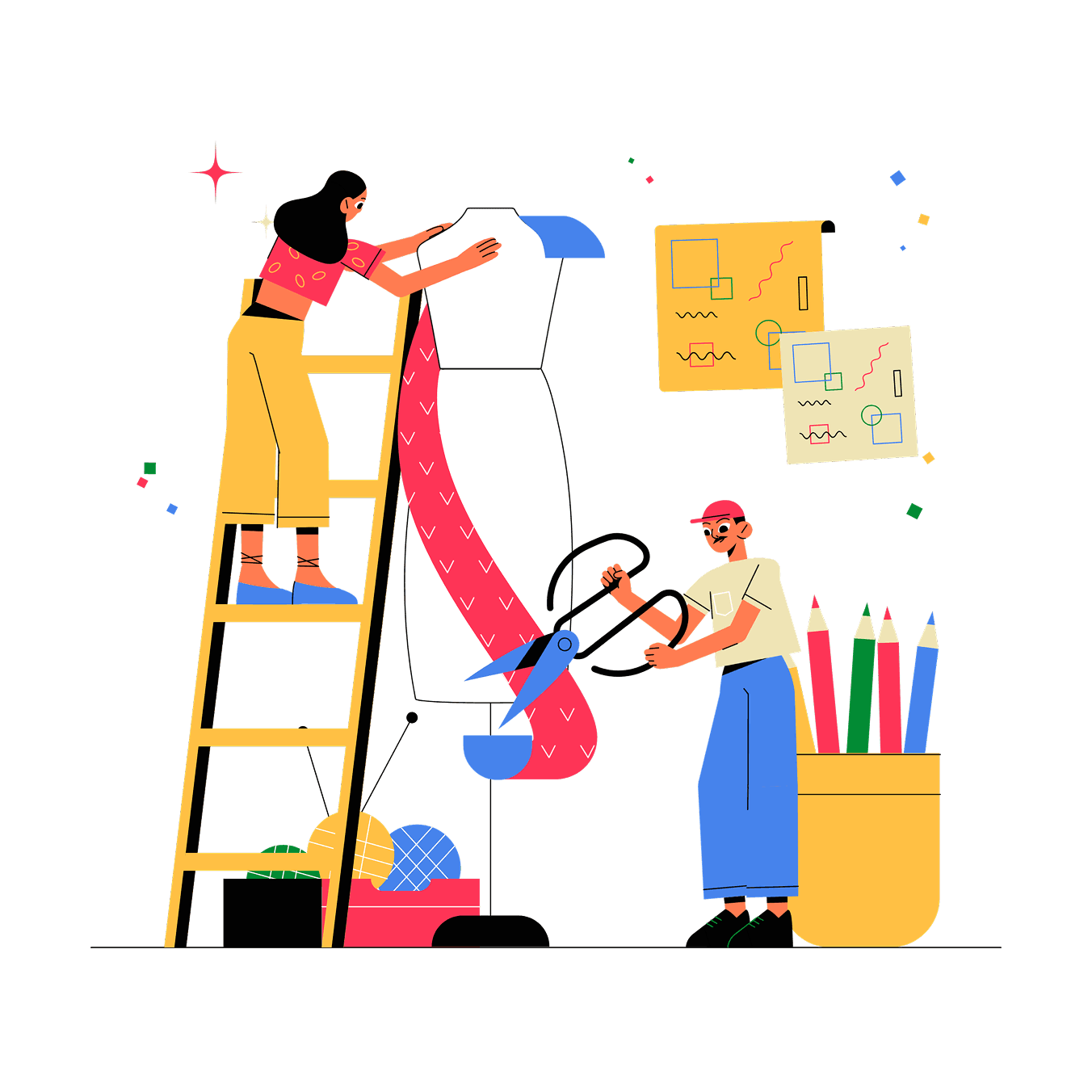 Manufacturing illustration
