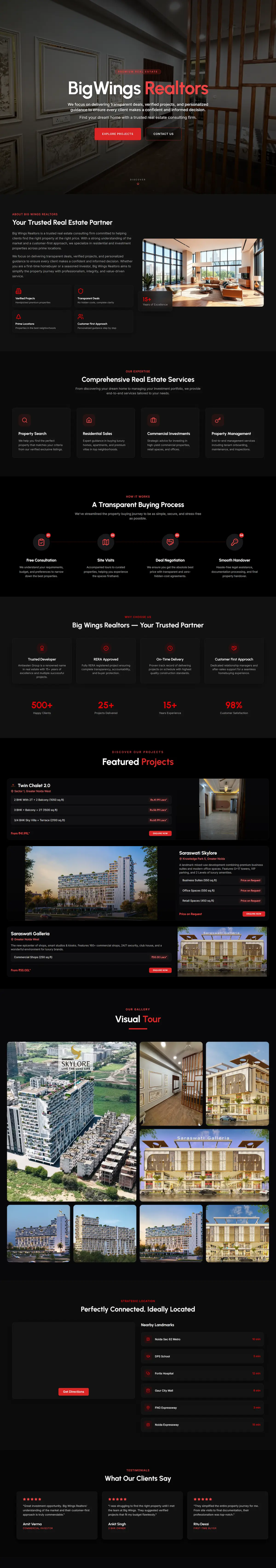 BigWings Website Screenshot