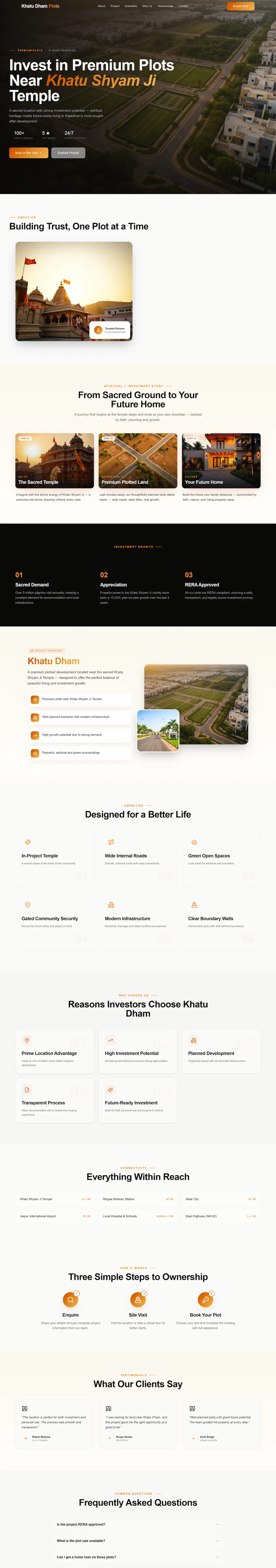 Khatu Dham Website Screenshot